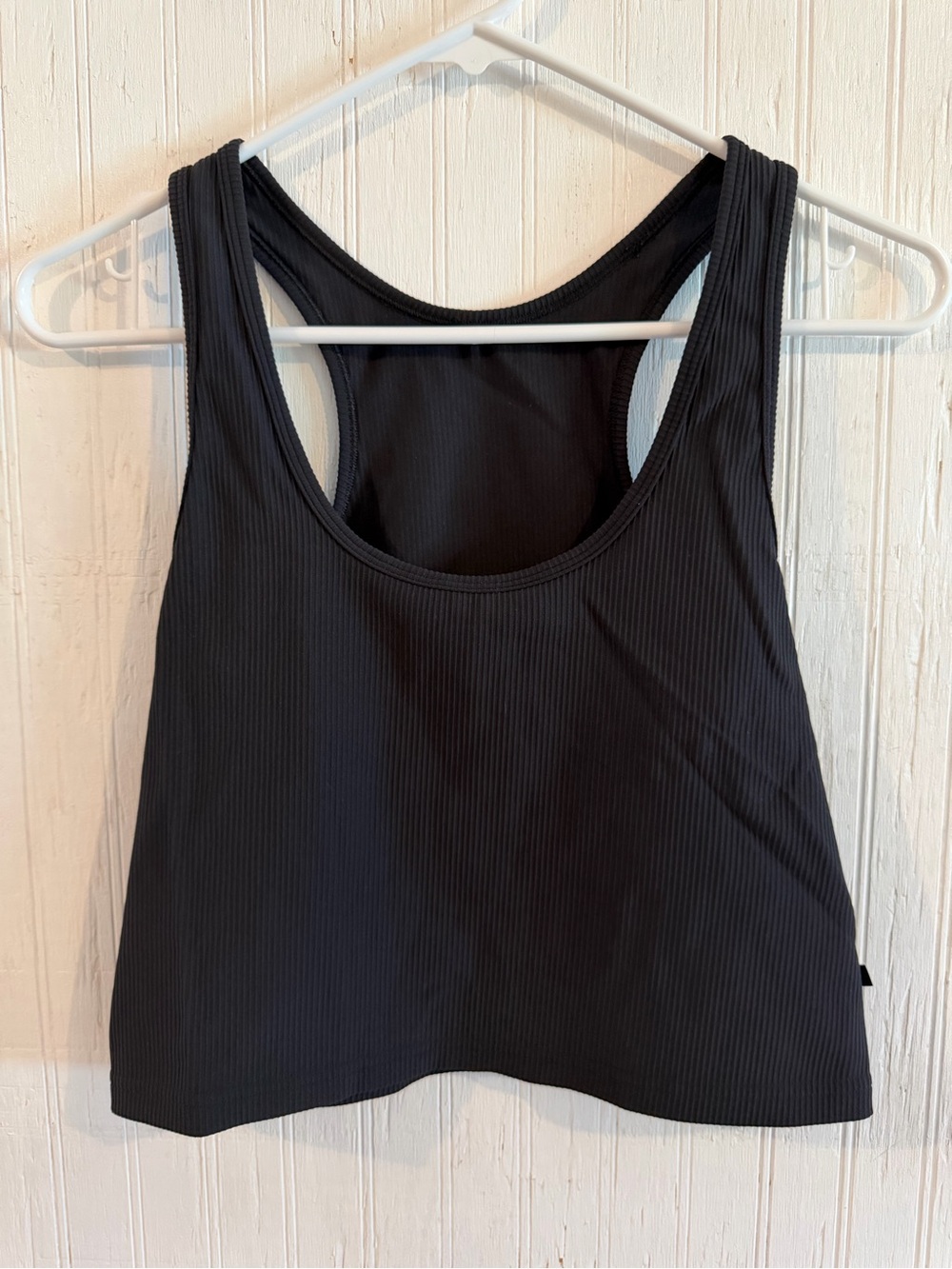 Lululemon, Women’s Black Ribbed Racerback Tank